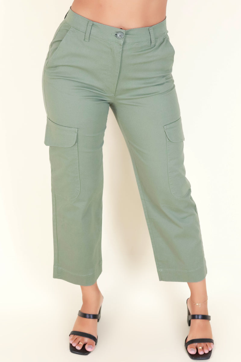 Jeans Warehouse Hawaii - SOLID WOVEN PANTS - ONCE AGAIN PANTS | By Detour Apparel Inc.