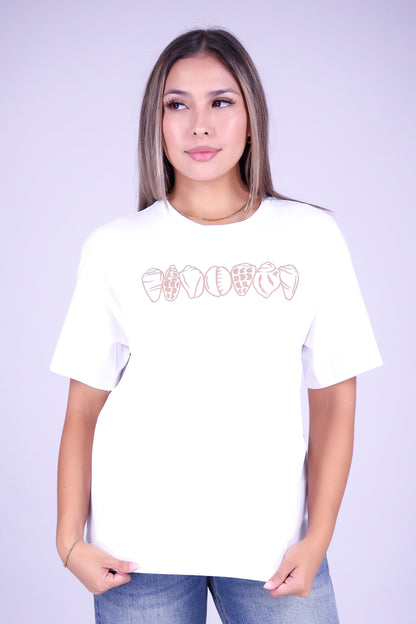 MIXED SHELL TEE