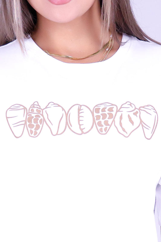MIXED SHELL TEE