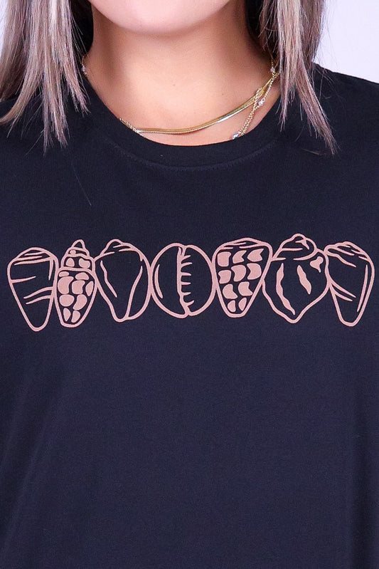 MIXED SHELL TEE