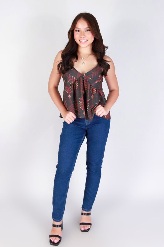 HELICONIA BABYDOLL TOP