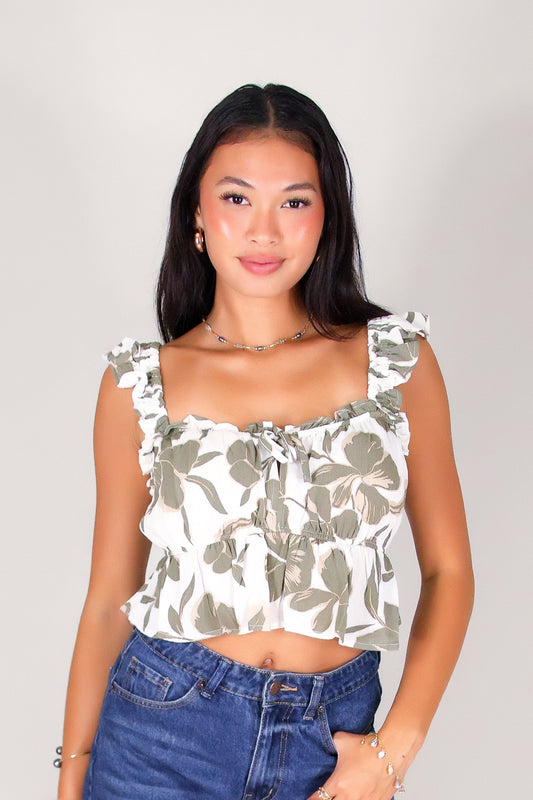 DAYLIGHT BLOOM CROP TOP
