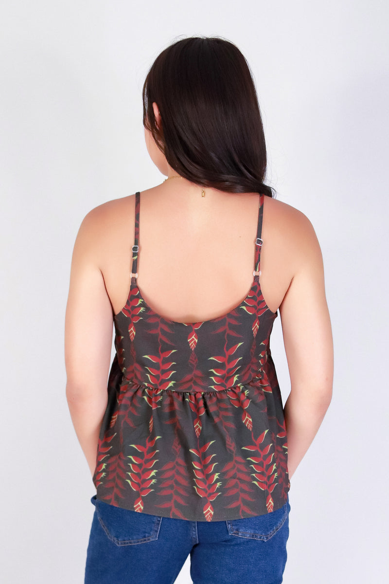 HELICONIA BABYDOLL TOP