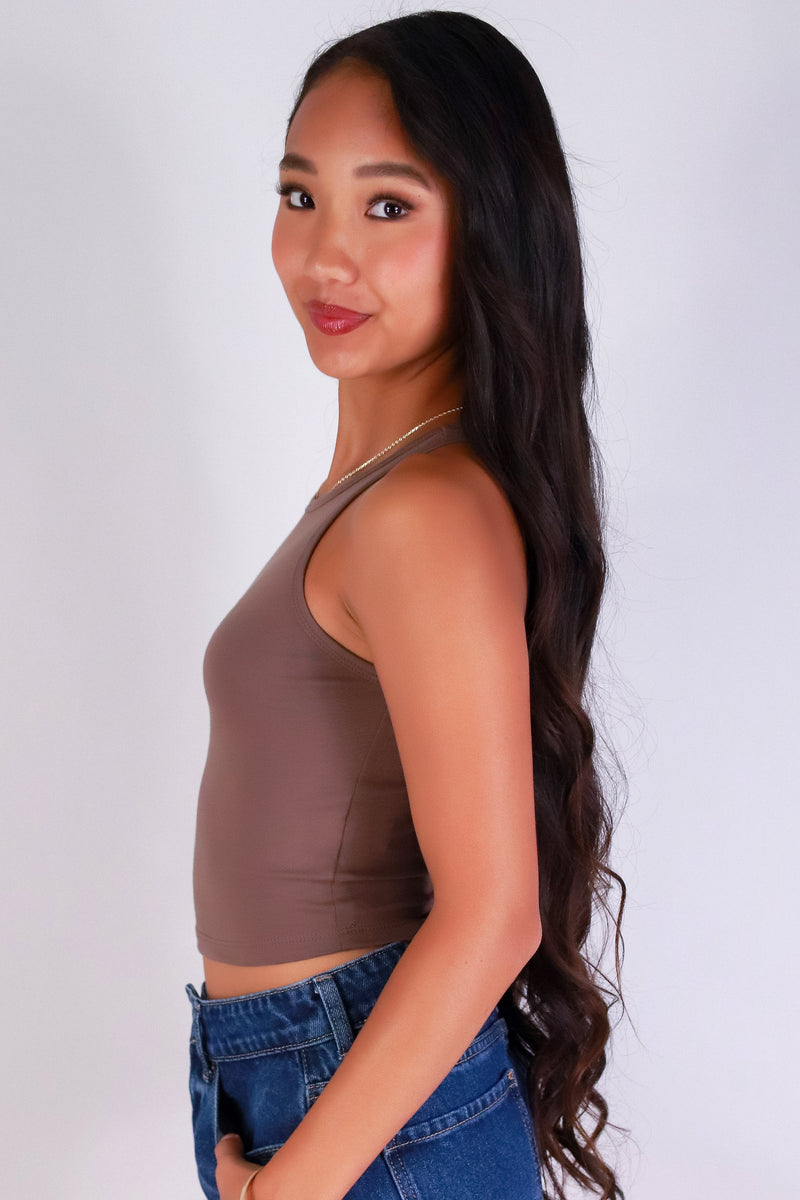 Jeans Warehouse Hawaii - TANK/TUBE SOLID BASIC - THE BASIC EDIT CROP TOP | By ACTIVE USA
