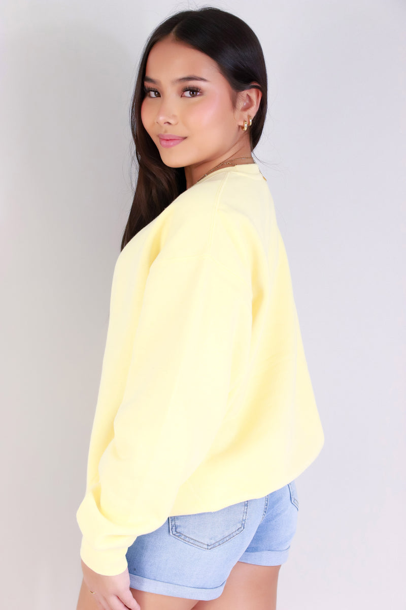 Jeans Warehouse Hawaii - SOLID LONG SLV TOPS - BOYFRIEND SWEATER | By REFLEX