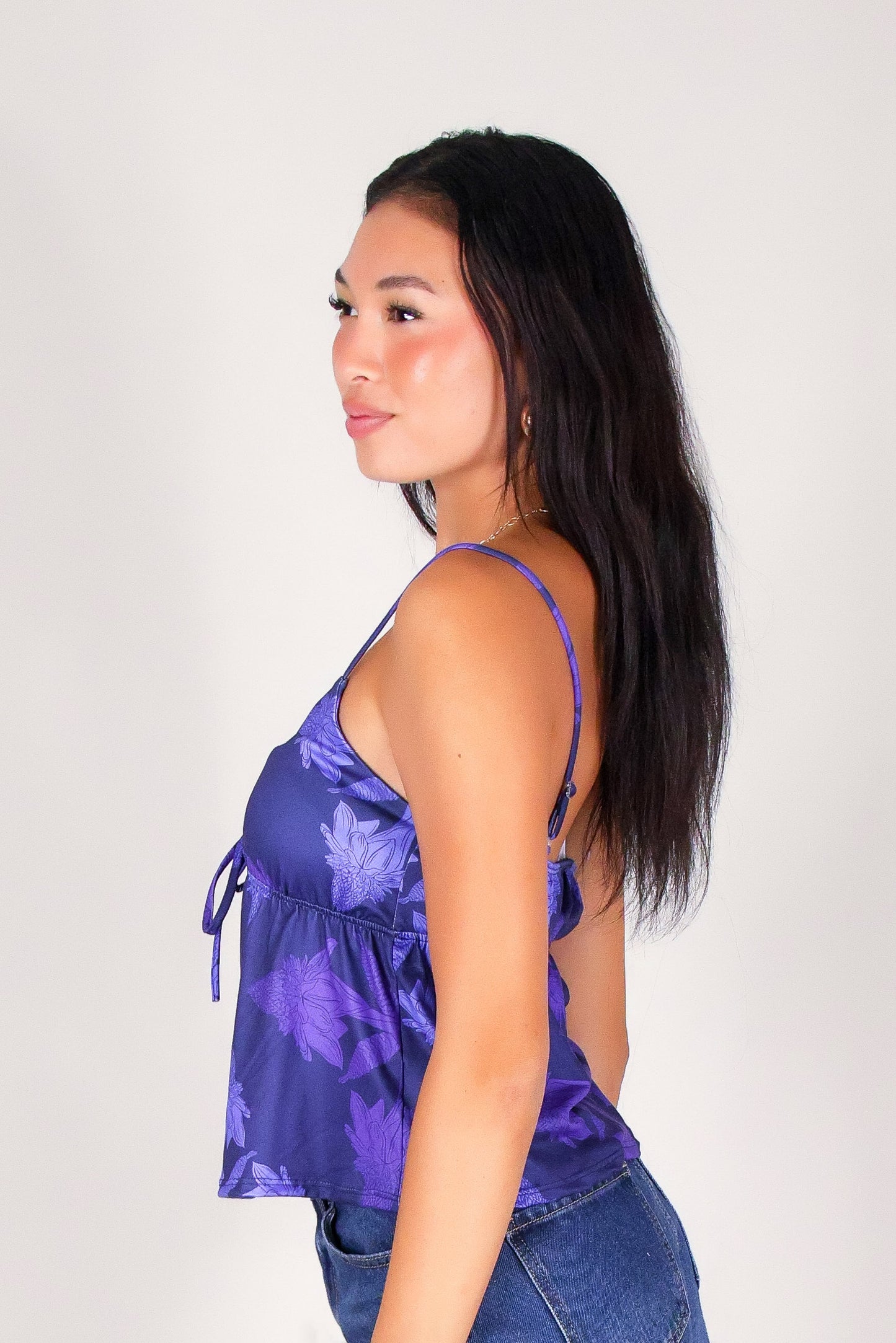 TORCH GINGER QUILT BABYDOLL TOP