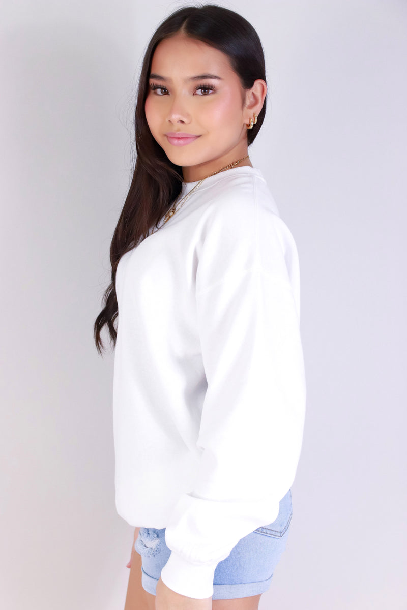 Jeans Warehouse Hawaii - SOLID LONG SLV TOPS - BOYFRIEND SWEATER | By REFLEX