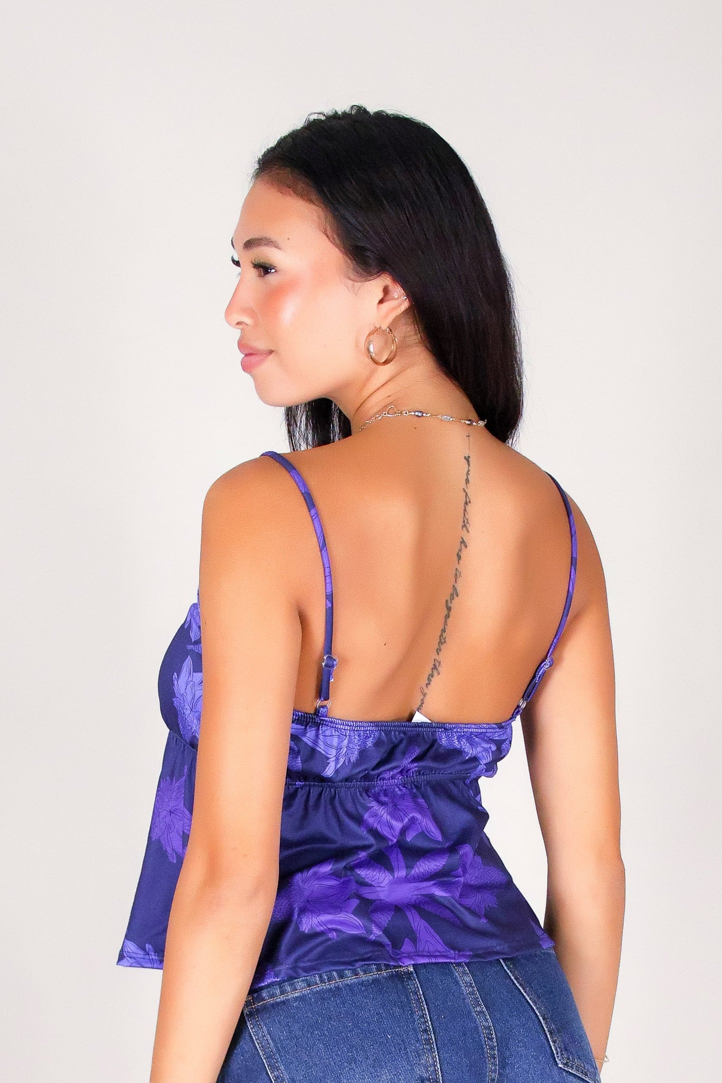 TORCH GINGER QUILT BABYDOLL TOP