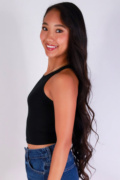 Jeans Warehouse Hawaii - TANK/TUBE SOLID BASIC - THE BASIC EDIT CROP TOP | By ACTIVE USA