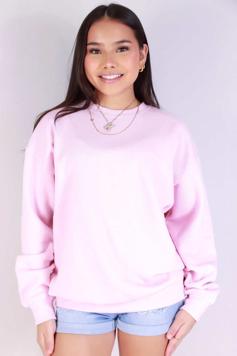 Jeans Warehouse Hawaii - SOLID LONG SLV TOPS - BOYFRIEND SWEATER | By REFLEX