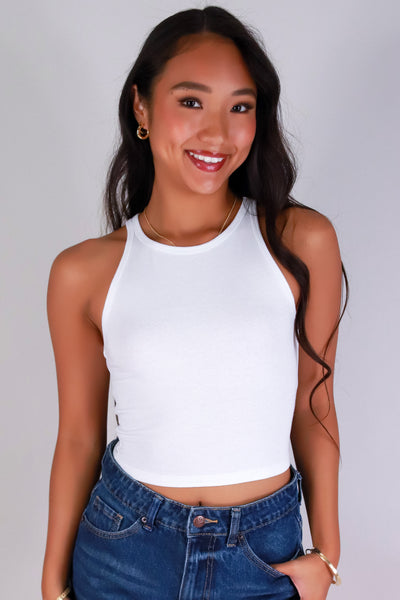 Jeans Warehouse Hawaii - TANK/TUBE SOLID BASIC - THE BASIC EDIT CROP TOP | By ACTIVE USA