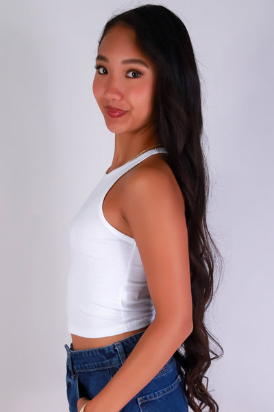 Jeans Warehouse Hawaii - TANK/TUBE SOLID BASIC - THE BASIC EDIT CROP TOP | By ACTIVE USA