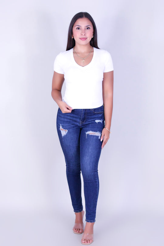 EASY BREEZE CROP TEE