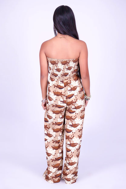 BLOOMS BY THE SEA TUBE JUMPSUIT | KIDS SIZE 12MO-14