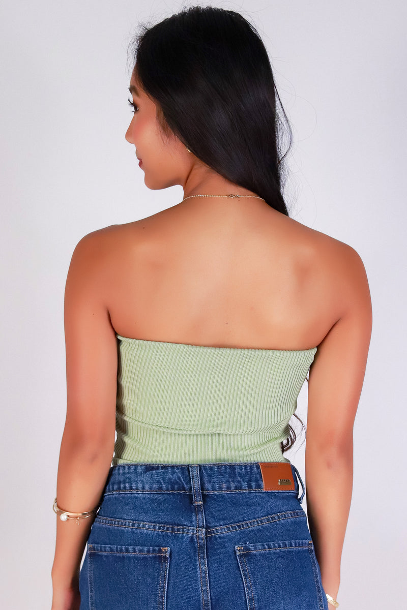 Jeans Warehouse Hawaii - SOLID TANKS/ TUBES - THE FOLD SWEATER TUBE TOP | By MINE FASHION