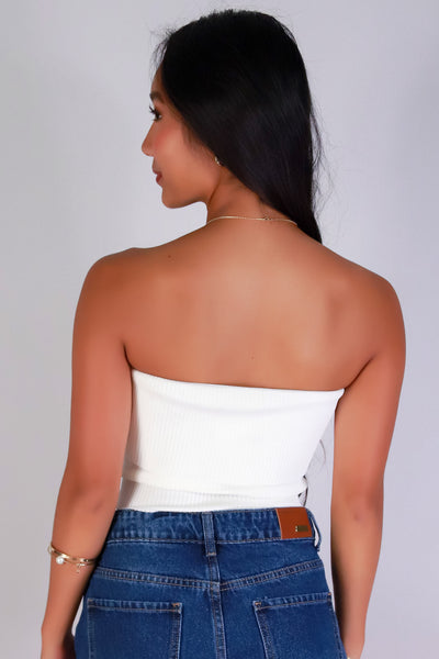 Jeans Warehouse Hawaii - SOLID TANKS/ TUBES - THE FOLD SWEATER TUBE TOP | By MINE FASHION