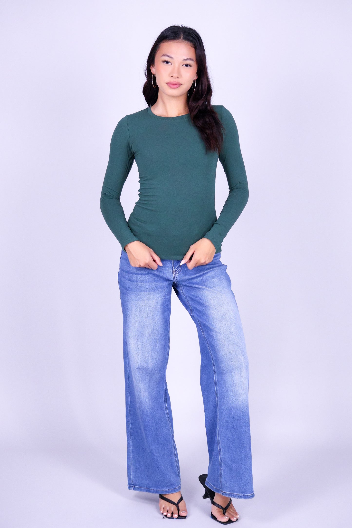 HI THERE LONG SLEEVE TOP