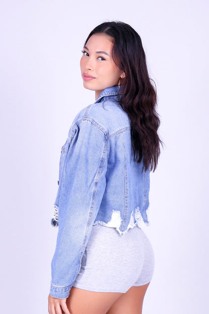 VINTAGE LINE DENIM JACKET