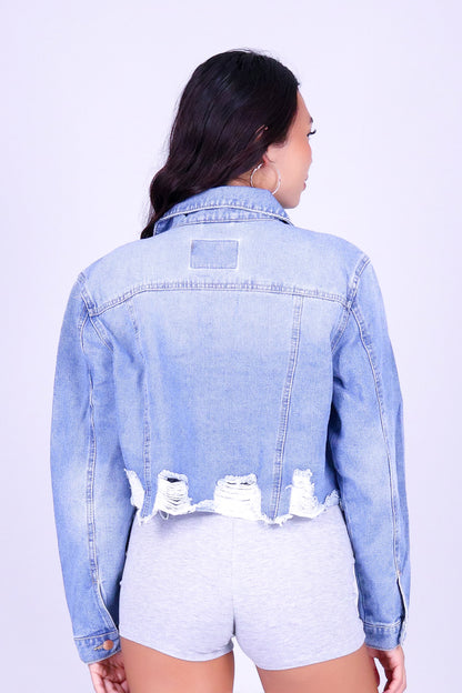 VINTAGE LINE DENIM JACKET