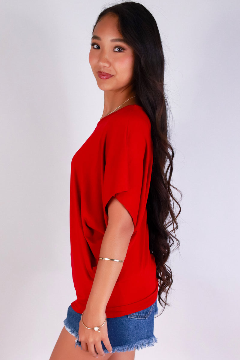 Jeans Warehouse Hawaii - SOLID DOLMAN TOPS - CALLING OUT DOLMAN TOP | By ADARA