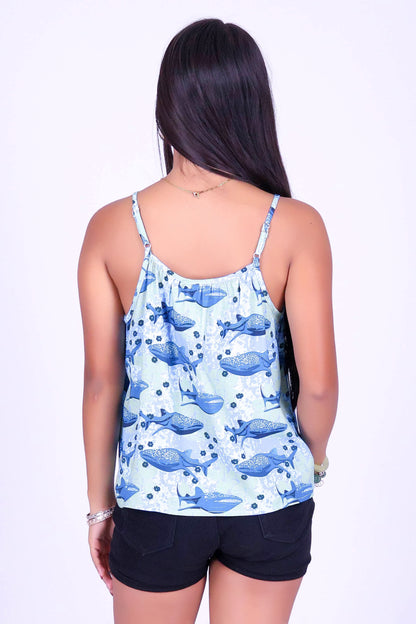 BLOOMS BY THE SEA TOP | KIDS SIZE 12MO-14