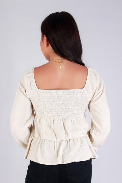 ROMANCE IN MOTION BABYDOLL TOP