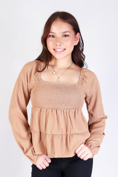 ROMANCE IN MOTION BABYDOLL TOP