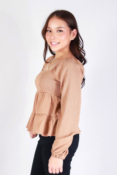 ROMANCE IN MOTION BABYDOLL TOP