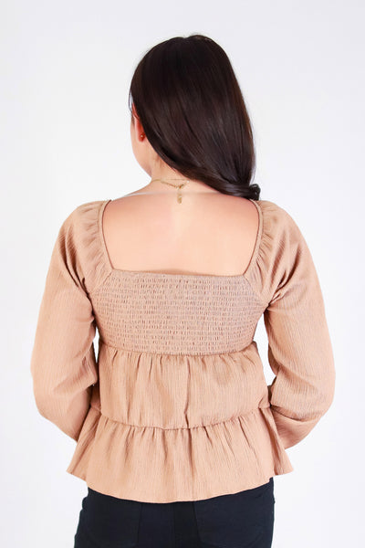 ROMANCE IN MOTION BABYDOLL TOP