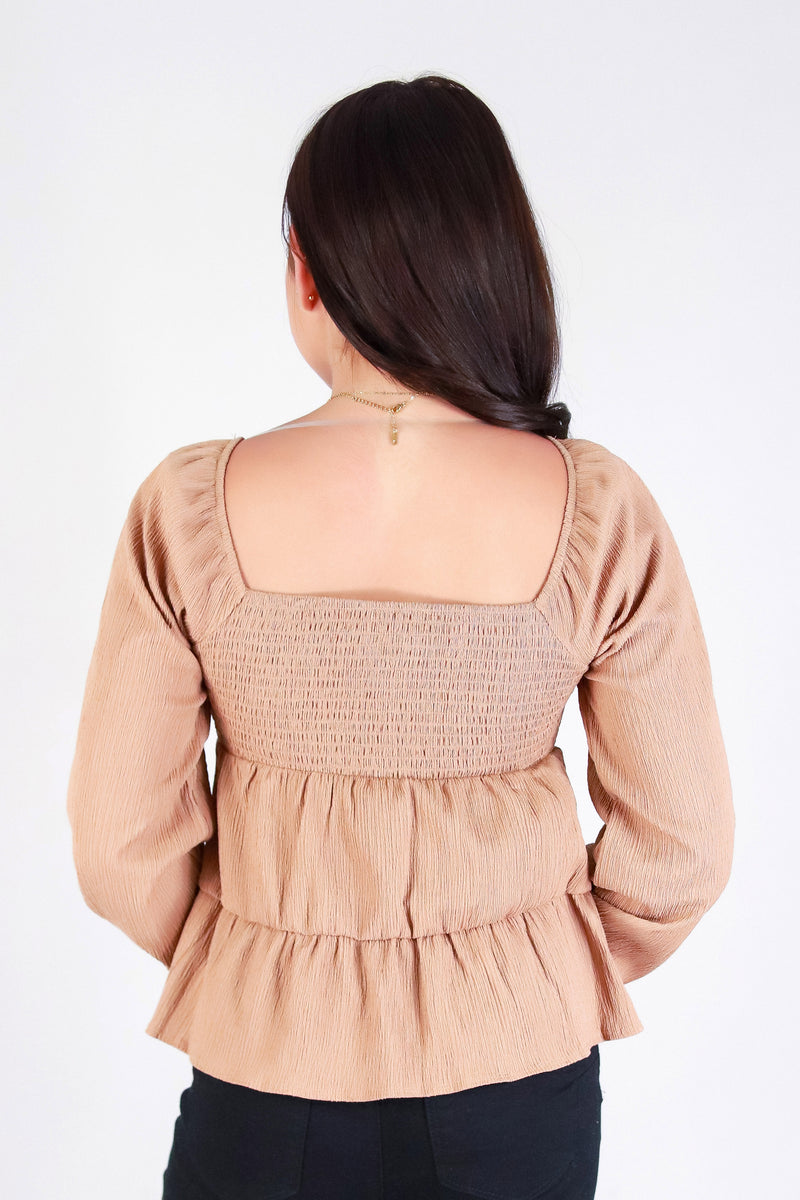 ROMANCE IN MOTION BABYDOLL TOP