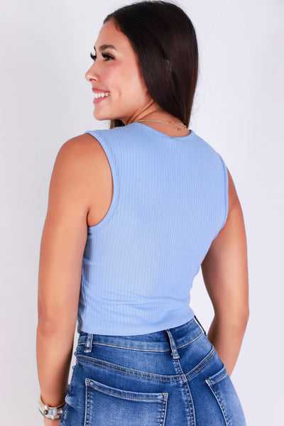 Jeans Warehouse Hawaii - SL CASUAL SOLID - SQUARED UP BABE TOP | By CRESCITA APPAREL/SHINE I