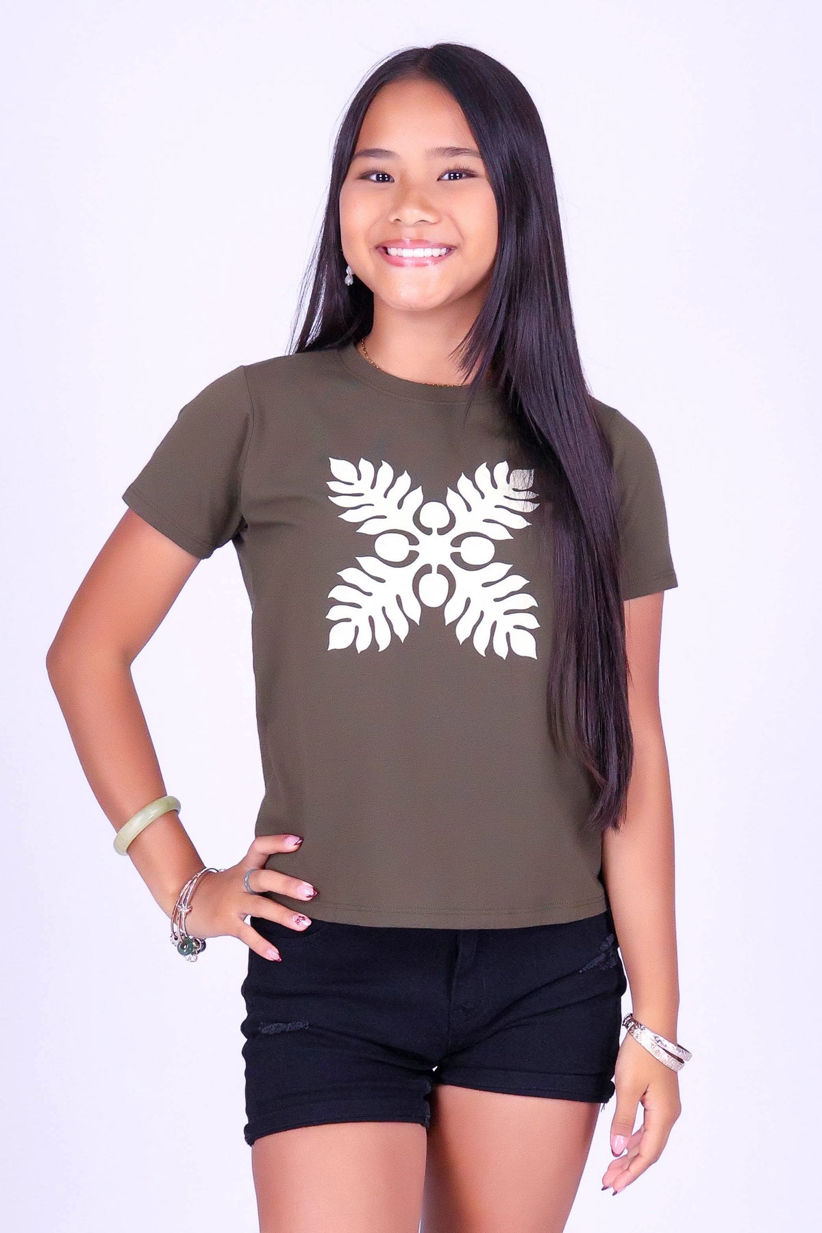 ULU QUILT OVERSIZED TEE | KIDS SIZE 4-14