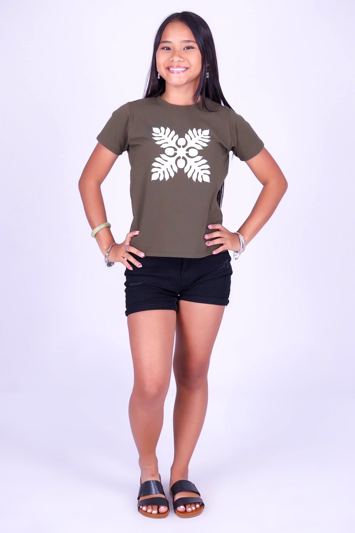 ULU QUILT OVERSIZED TEE | KIDS SIZE 4-14