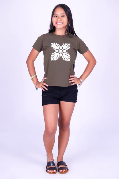 ULU QUILT OVERSIZED TEE | KIDS SIZE 4-14