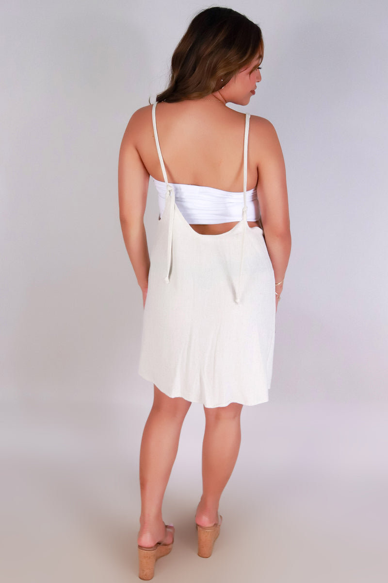 Jeans Warehouse Hawaii - SOLID SHORT DRESSES - SUNDAY DRIFT DRESS | By OLIVE & CO