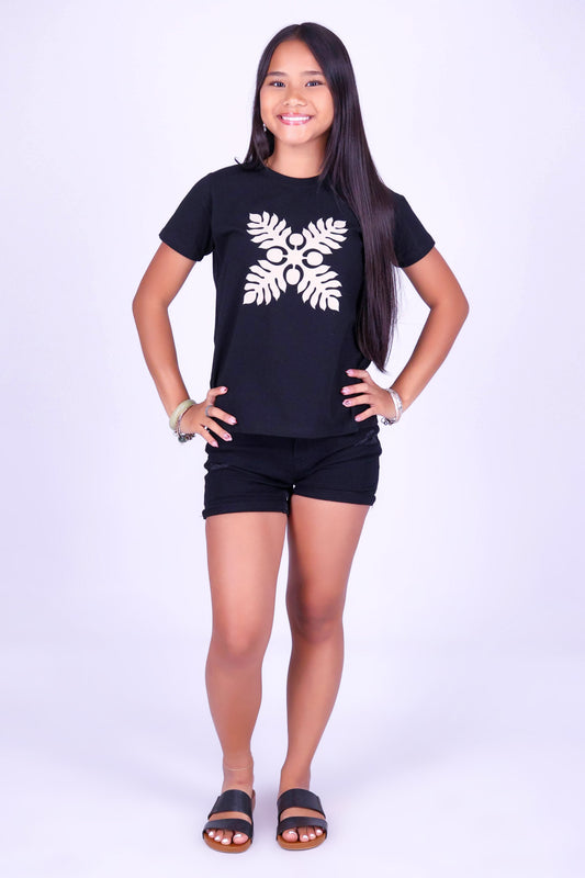 ULU QUILT OVERSIZED TEE | KIDS SIZE 4-14