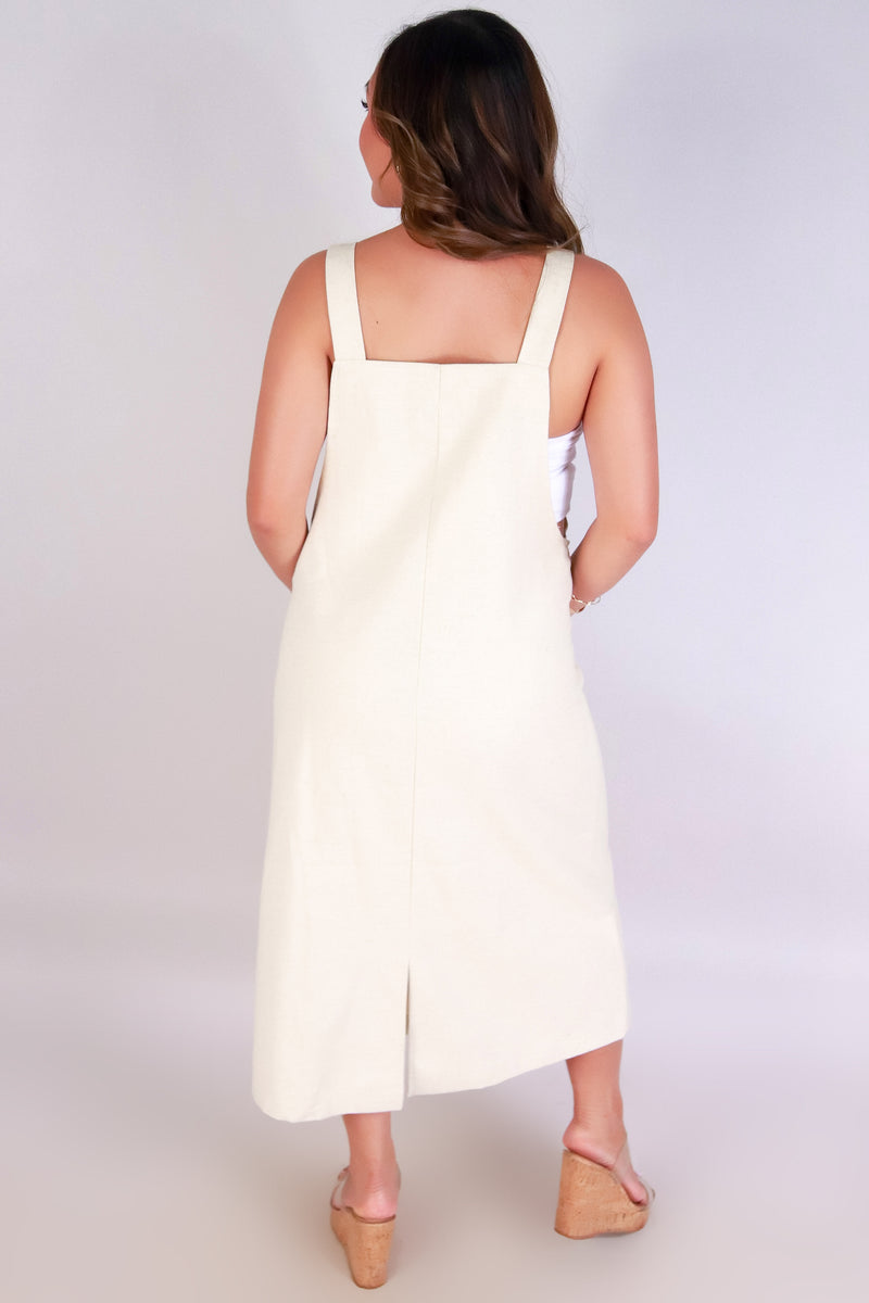 Jeans Warehouse Hawaii - SOLID LONG DRESSES - LINEN WHISPER DRESS | By GILLI