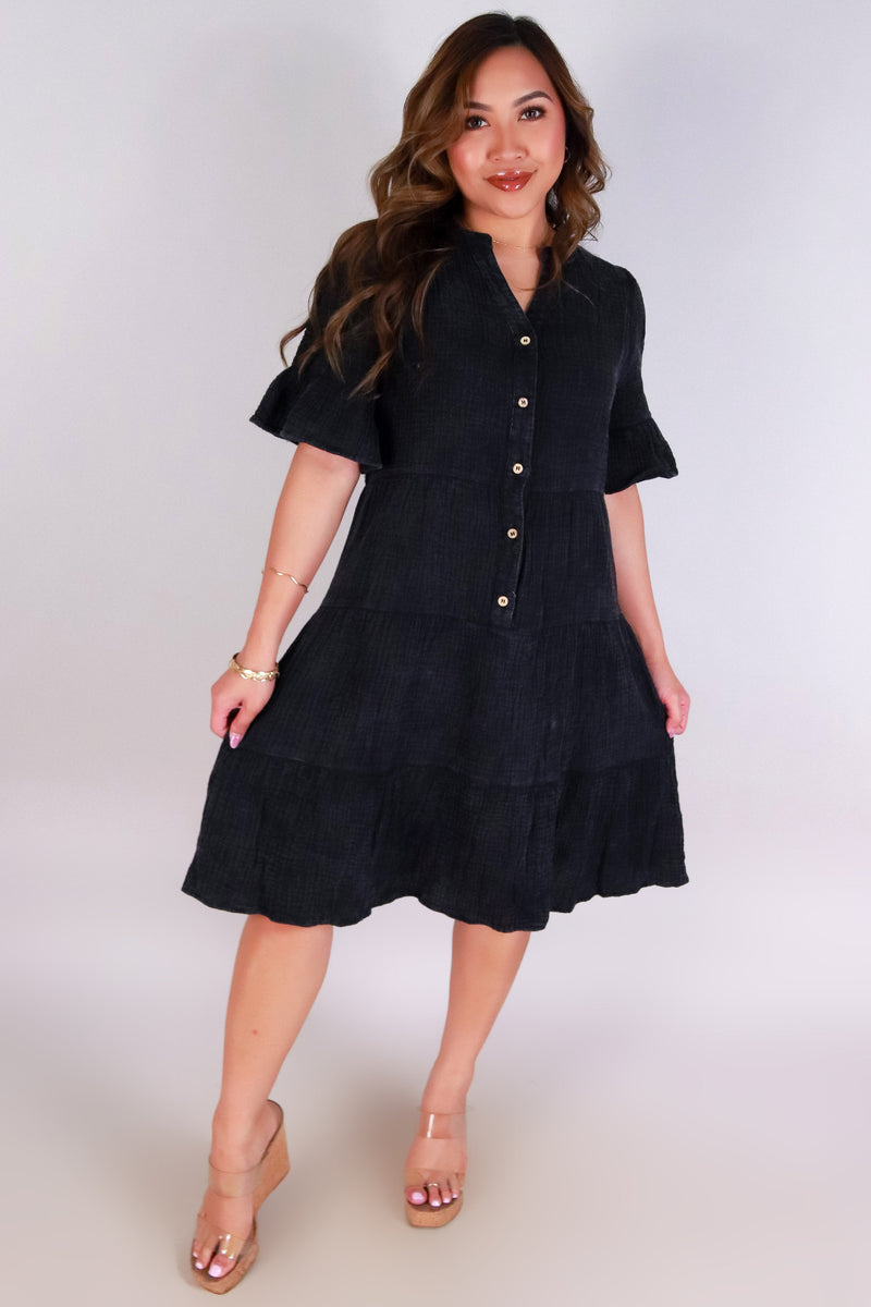Jeans Warehouse Hawaii - SOLID SHORT DRESSES - IN HER GLOW DRESS | By VERY J