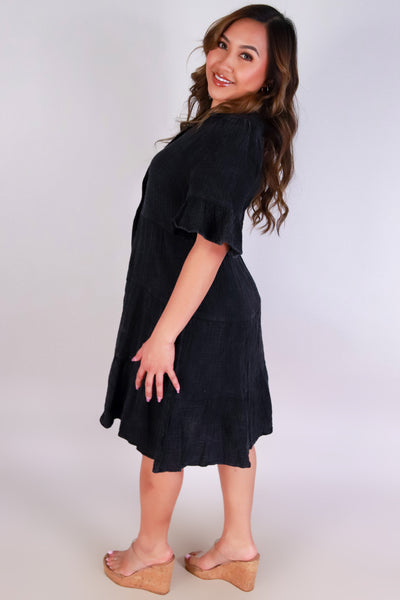 Jeans Warehouse Hawaii - SOLID SHORT DRESSES - IN HER GLOW DRESS | By VERY J