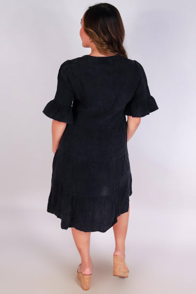 Jeans Warehouse Hawaii - SOLID SHORT DRESSES - IN HER GLOW DRESS | By VERY J