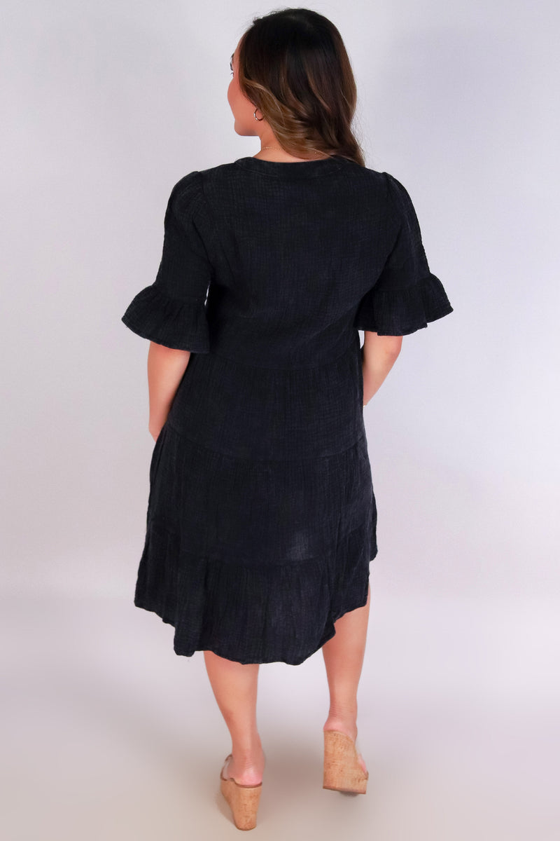 Jeans Warehouse Hawaii - SOLID SHORT DRESSES - IN HER GLOW DRESS | By VERY J