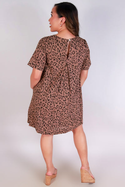 Jeans Warehouse Hawaii - PRINT SHORT DRESSES - WINK OF WILD DRESS | By VERY J