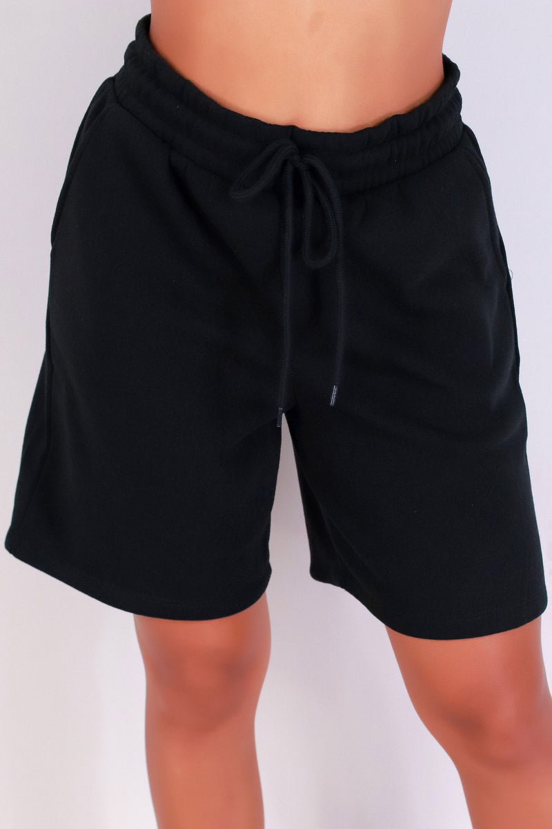 Jeans Warehouse Hawaii - KNIT HOT SHORTS - WARM-UP JORTS | By AMBIANCE APPAREL