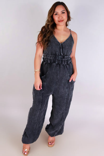 Jeans Warehouse Hawaii - SOLID JUMPERS - COZY CRUSH JUMPSUIT | By VERY J