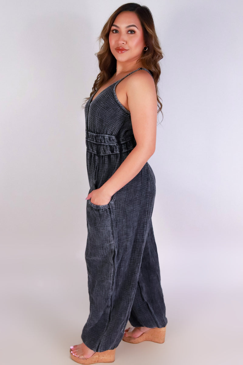 Jeans Warehouse Hawaii - SOLID JUMPERS - COZY CRUSH JUMPSUIT | By VERY J