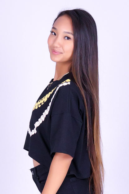 PIKAKE PUAKENIKENI CROP TEE
