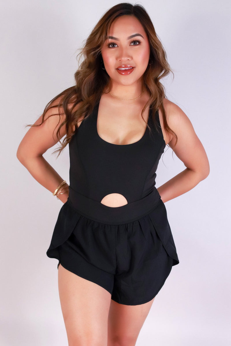 Jeans Warehouse Hawaii - SOLID ROMPERS - ACTIVE INTENTIONS ROMPER | By VERY J