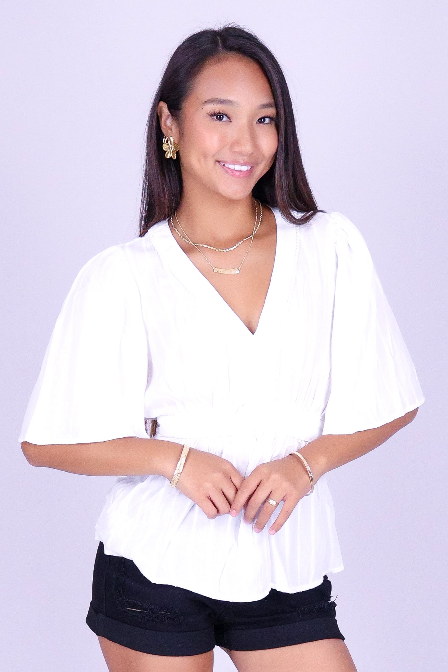 DREAM ON BABYDOLL TOP