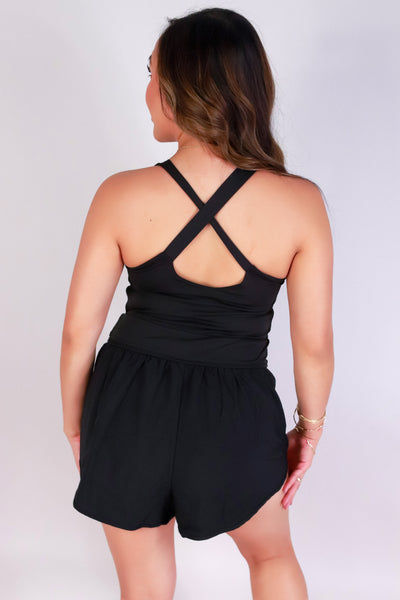 Jeans Warehouse Hawaii - SOLID ROMPERS - ACTIVE INTENTIONS ROMPER | By VERY J