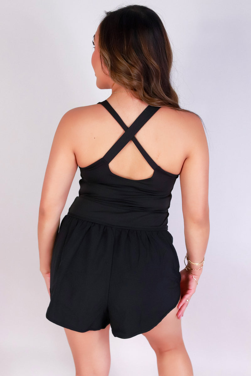 Jeans Warehouse Hawaii - SOLID ROMPERS - ACTIVE INTENTIONS ROMPER | By VERY J